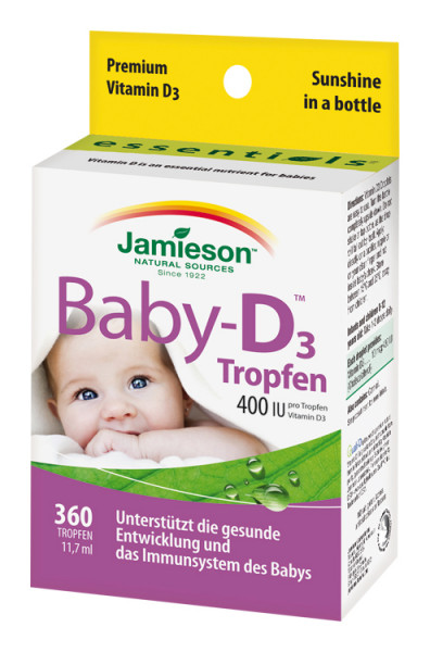 Jamieson Baby-D™ 400 IU Vitamin D3 Droplets 11,7 ml