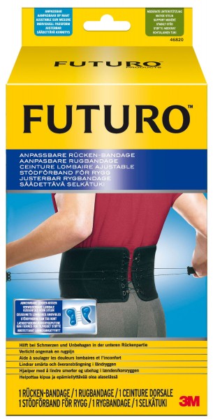 Futuro anpassbare Rücken-Bandage schwarz