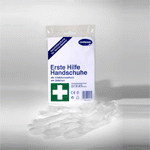 Erste Hilfe Handschuhe Vinyl gross 4 Stück Erste Hilfe Handschuhe Vinyl gross 4 Stück