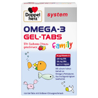 Doppelherz system OMEGA-3 family Gel-Tabs zum Kauen Doppelherz system OMEGA-3 family Gel-Tabs zum Kauen