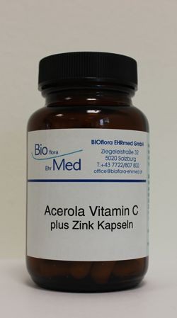 Acerola Vitamin C Kapseln Bioflora Ehrmed