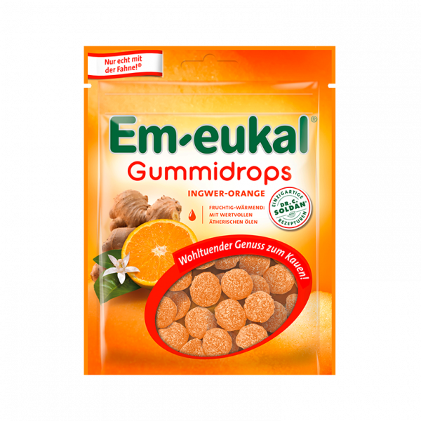 Em-Eukal Gummidropf Ingwer Orange