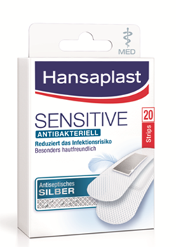 Hansaplast Sensitive MED antibakteriell Strips