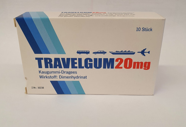 Travel-Gum Kaugummi Dragee 20mg