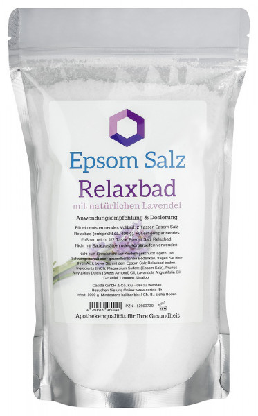 Epsom Salz Relaxbad