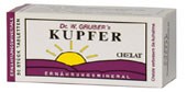 Dr. Grubers Kupfer Chelat Tabletten 50 Stück Dr. Grubers Kupfer Chelat Tabletten 50 Stück