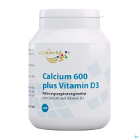 Calcium Tabl 600mg Vegan +vit D3 Vita World 60st Calcium Tabl 600mg Vegan +vit D3 Vita World 60st