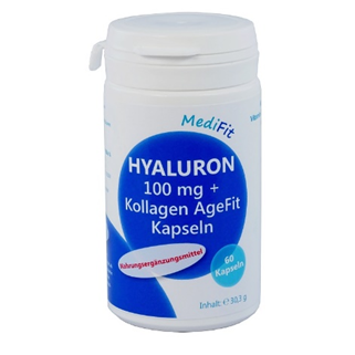 Hyaluron 100 mg + Kollagen AgeFit Kapseln