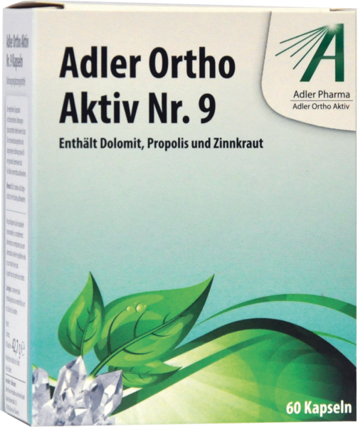Adler Ortho Aktiv Nr .9 Kapseln (Ernährungsphysiologische Ergänzung zu Schüßler Anwendung)