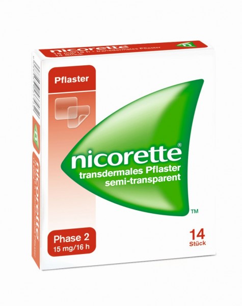 Nicorette transdermales Pflaster 15mg / 16h