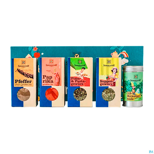 Sonnentor Geschenkkarton Wuerzen Grundausstattung Bio Neu 2023 06210 1st