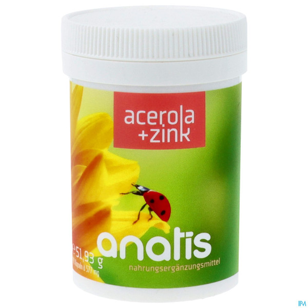 Acerola Kapseln +zink Anatis 90st