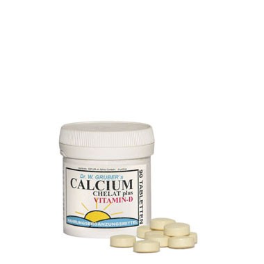Dr. Grubers Calcium Chelat plus Vitamin D Tabletten 90 Stück