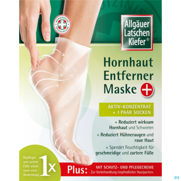 Allgäuer Latschenkiefer Hornhaut Entferner Maske Plus 1 Stück