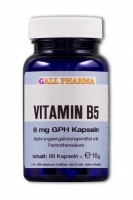 GPH Vitamin B5 6mg Kapseln GPH Vitamin B5 6mg Kapseln
