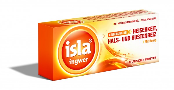 Isla Ingwer + Honig Pastillen