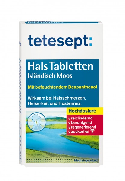 tetesept Hals Tabletten Isländisch Moos Zuckerfrei