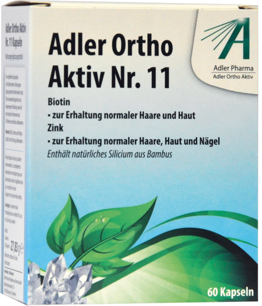 Adler Ortho Aktiv Nr. 11 Kapseln (Ernährungsphysiologische Ergänzung zu Schüßler Anwendung)