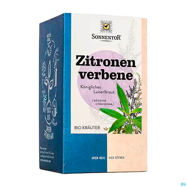 Sonnentor Tee/bio Zitronenverbene Doppelkammmerbtl 02563 18st