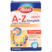 Abtei A-z Komplett Tabl Langzeit-multi- Vitamine 42st Abtei A-z Komplett Tabl Langzeit-multi- Vitamine 42st