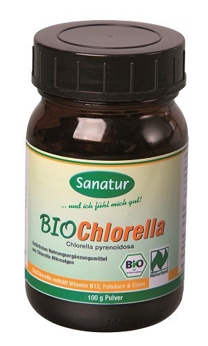 BioChlorella Pulver, BIO, Naturland Sanatur