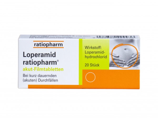 Loperamid ratiopharm® akut Filmtabletten