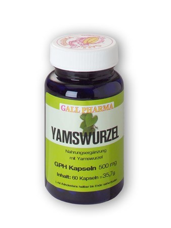 GPH Yamswurzel 500mg Kapseln