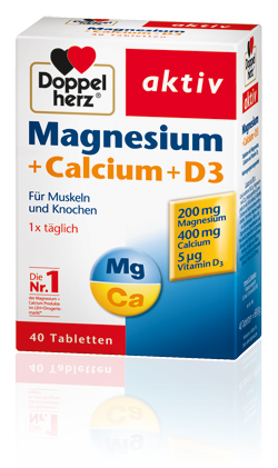 Doppelherz Magnesium + Calcium + D3