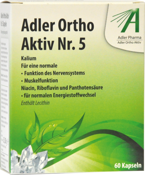 Adler Ortho Aktiv Nr. 5 Kapseln (Ernährungsphysiologische Ergänzung zu Schüßler Anwendung)