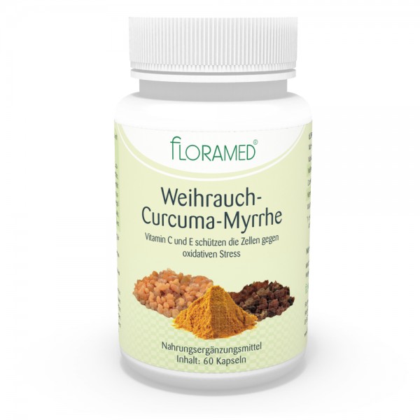 Floramed Weihrauch-Curcuma-Myrrhe Kapseln