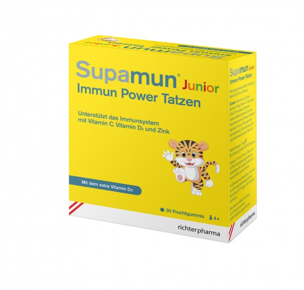 Supamun Immun Junior Fruchtgummi Power Tatzen