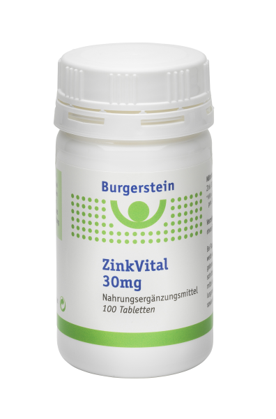 Burgerstein Zink Vital Tabletten 30mg 100 Stück
