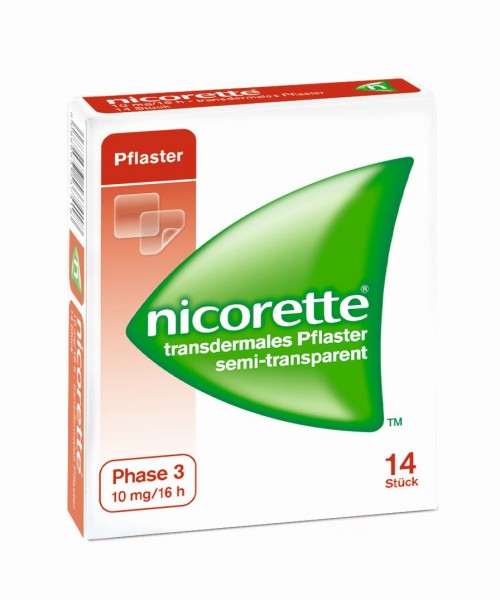 Nicorette transdermales Pflaster 10mg / 16h