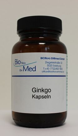 Ginkgo Kapseln Bioflora Ehrmed