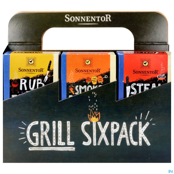 Sonnentor Gewuerzmischung/bio Grillgewuerz Sixpack (grillen) Neu 01821 1pk