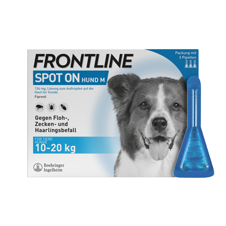 Frontline Spot-on für mittelgroße Hunde