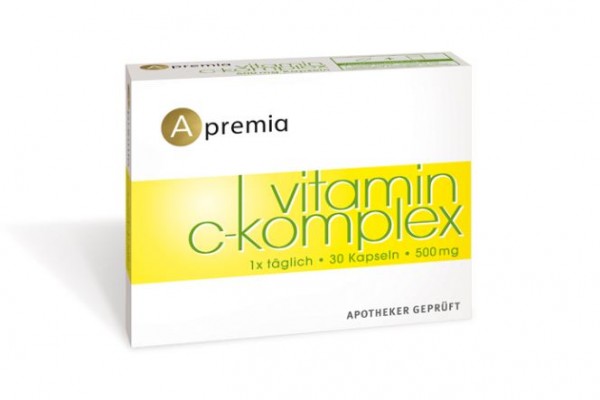 Apremia Vitamin C-Komplex 500mg 30 Kapseln
