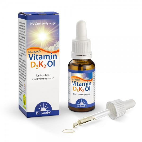 Dr. Jacob's Vitamin D3K2 Öl