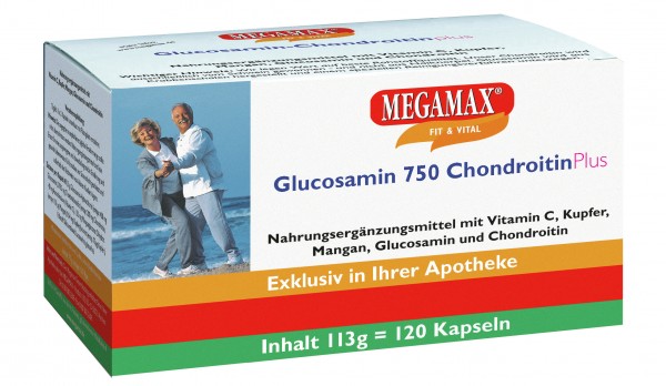 MEGAMAX Glucosamin 750 Chondroitin Plus Kapseln