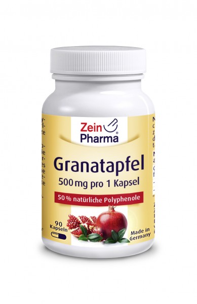 Zeinpharma Granatapfel Extrakt 500 mg Kapseln