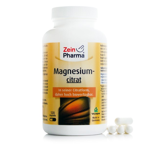 Zeinpharma Magnesium Citrat Kapseln