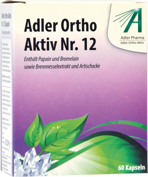 Adler Ortho Aktiv Nr. 12  Kapseln (Ernährungsphysiologische Ergänzung zu Schüßler Anwendung)