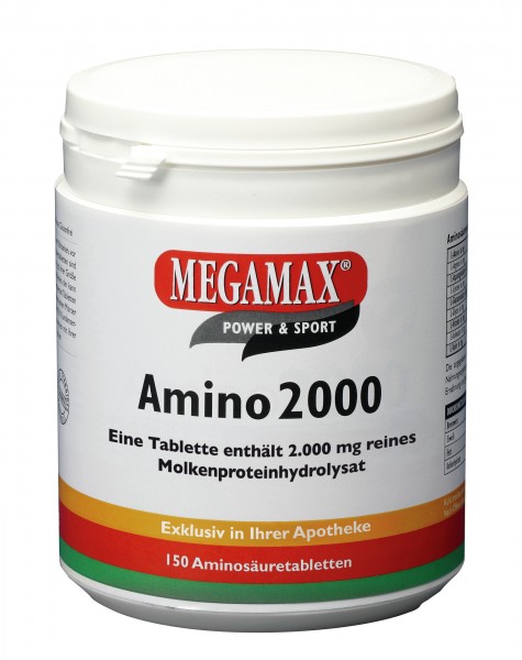 MEGAMAX Amino 2.000 Aminosäuretabletten
