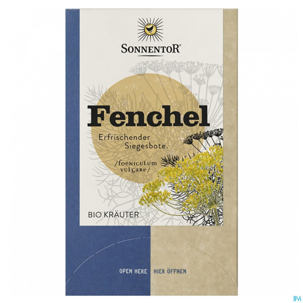 Sonnentor Tee/bio Fenchel Doppelkammmerbtl 02553 18st