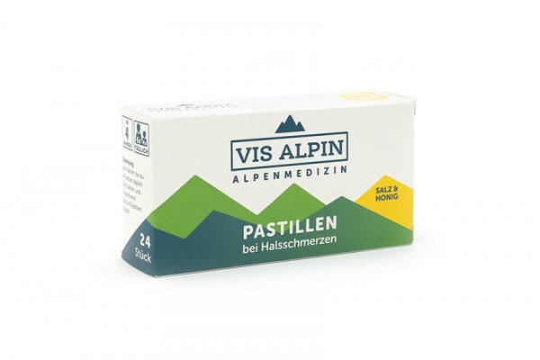 Vis Alpin Alpensalz Pastillen mit Honig