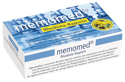 Memomed Rhodiola-Kapseln 30 Stk.