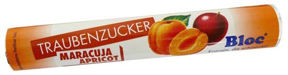 BLOC Traubenzucker Maracuja Apricot