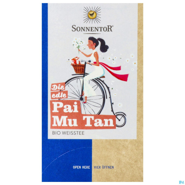 Sonnentor Weisser Tee/bio Pai Mu Tan Beutel 02227 18st