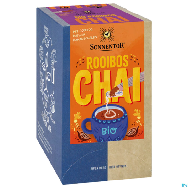 Sonnentor Tee/aufgussbeutel Bio Rooibos Chai 02340 18st