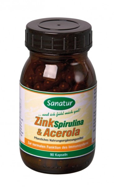 ZinkSpirulina & Acerola Kapseln Sanatur